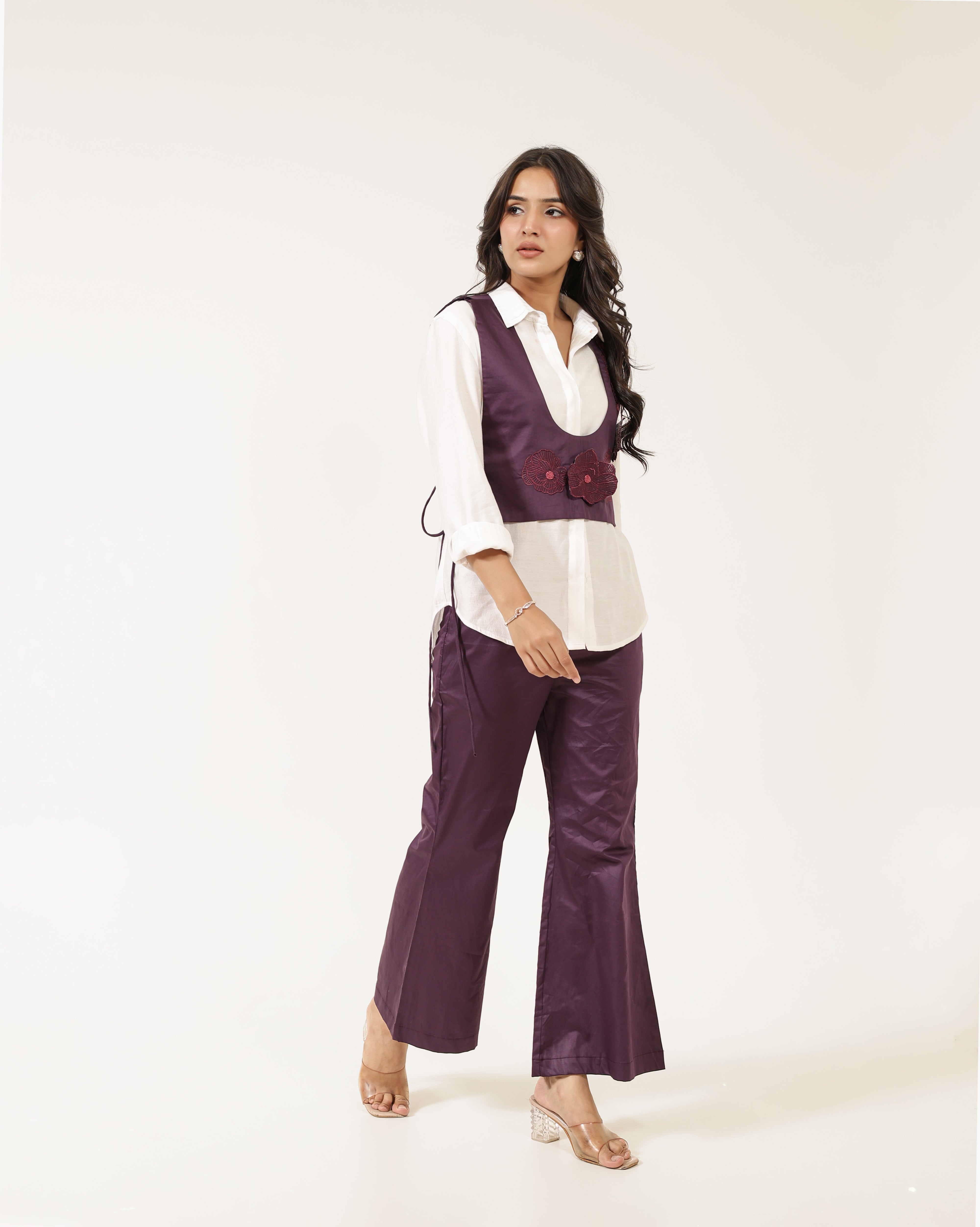 Purple Bib Set