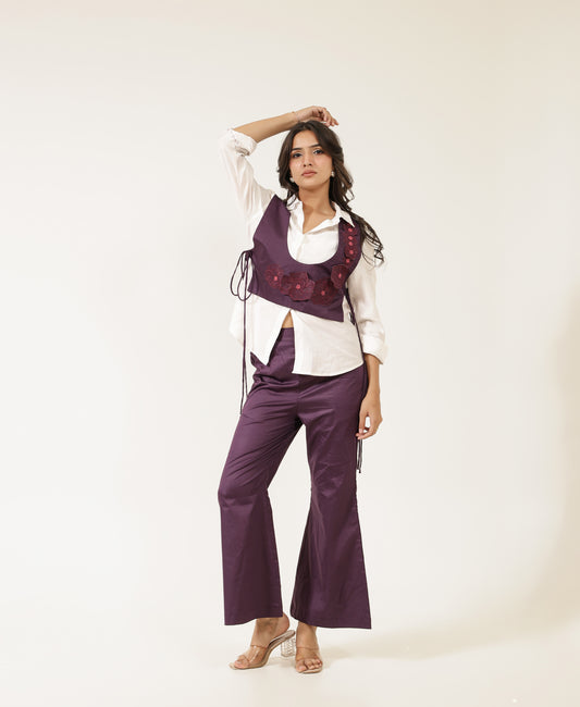 Purple Bib Set