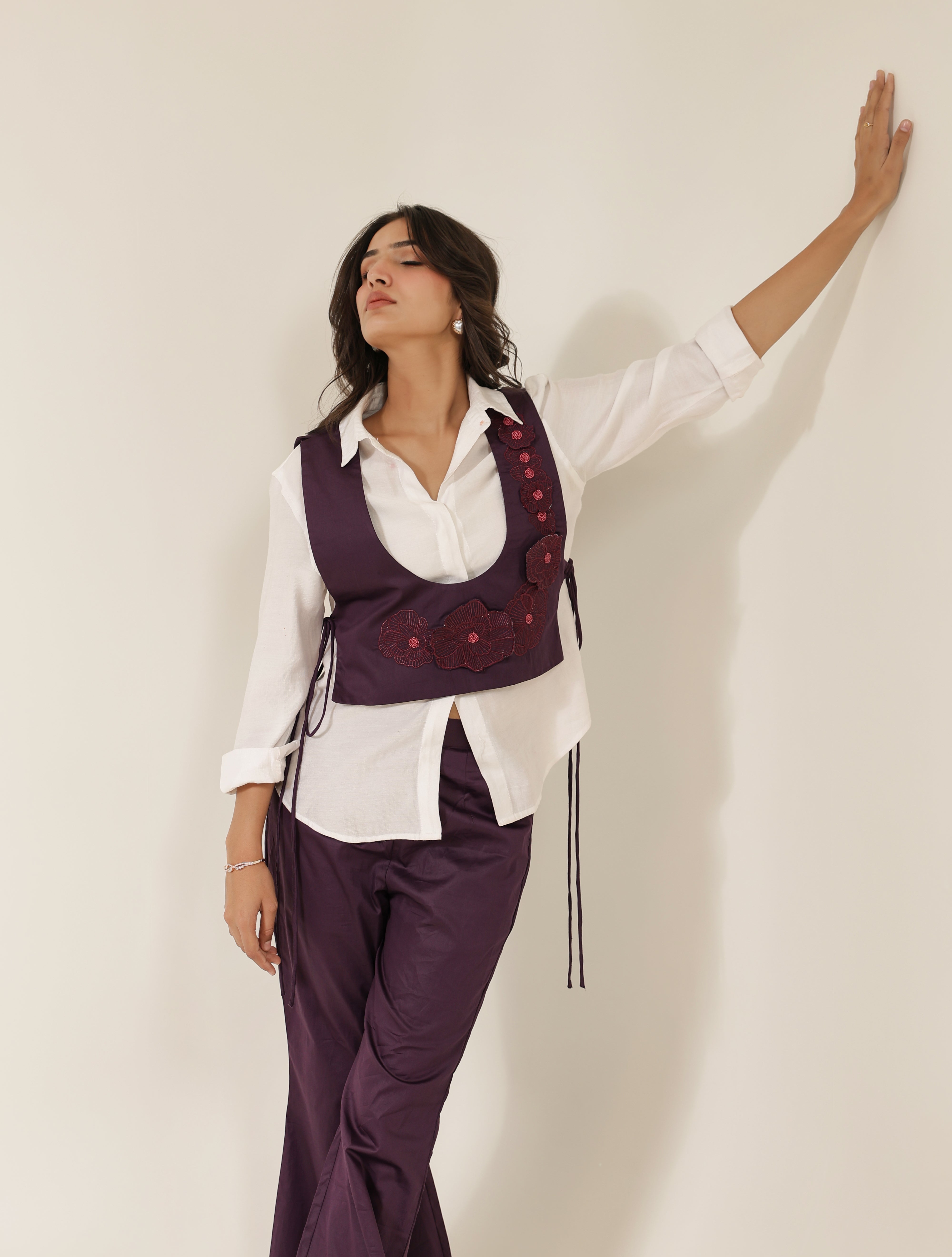 Purple Bib Set