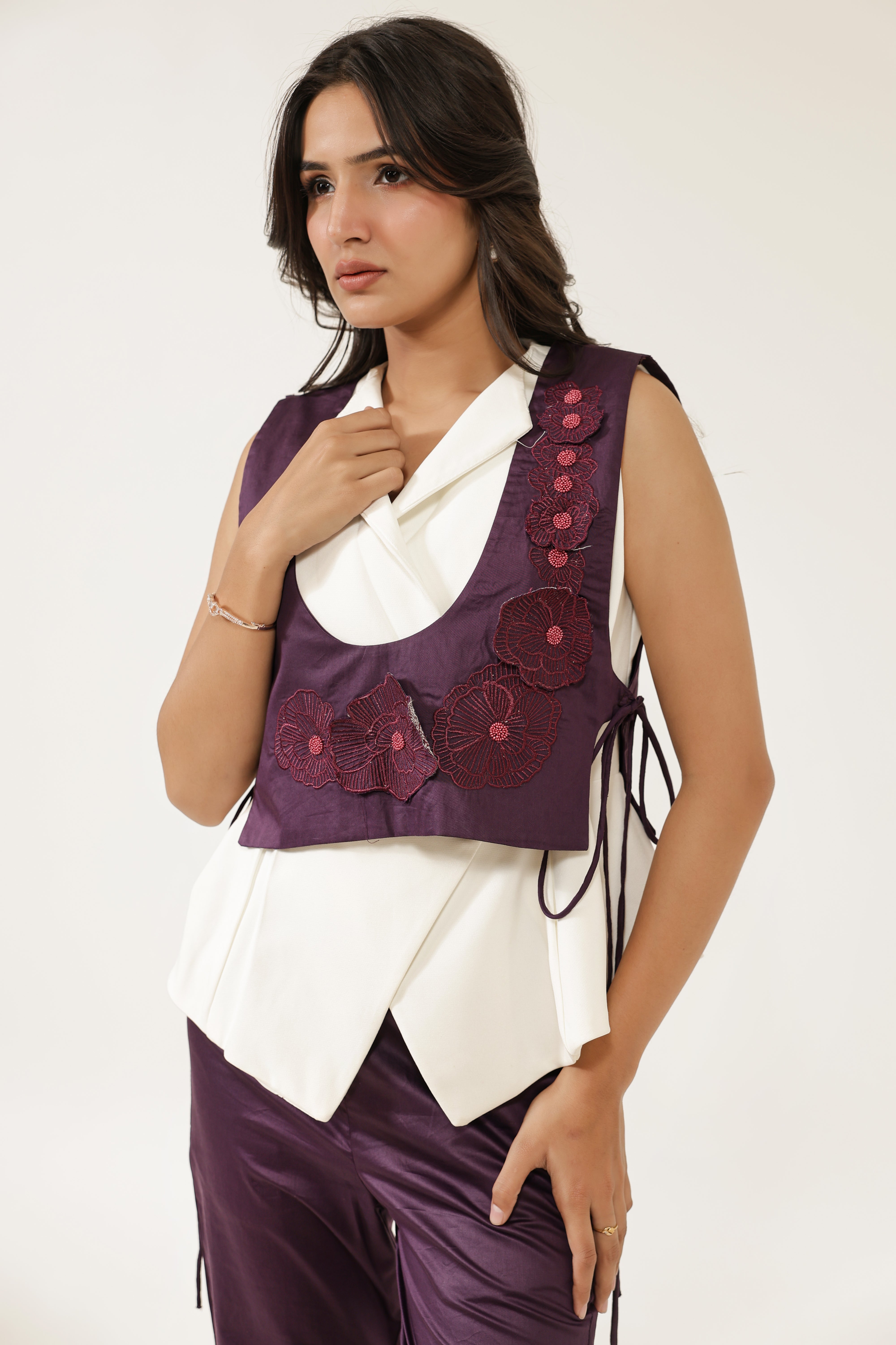 Purple Bib Set
